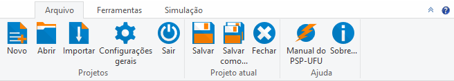 File menu