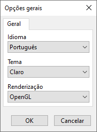 Configurações gerais